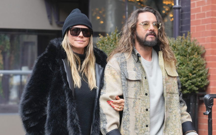 Heidi Klum und Tom Kaulitz beim Spaziergang