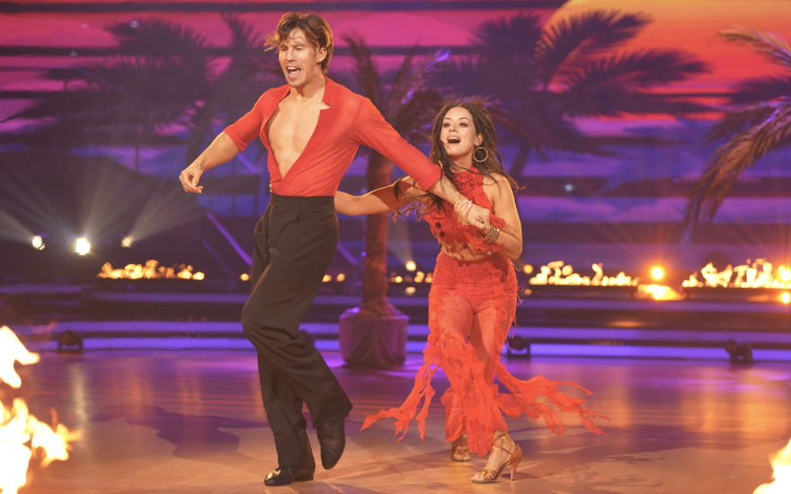 Joel Mattli mit Malika Dzumaev