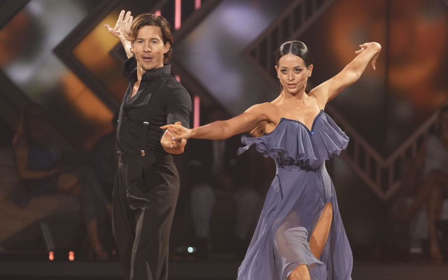 Joel Mattli mit Malika beim Impro Dance