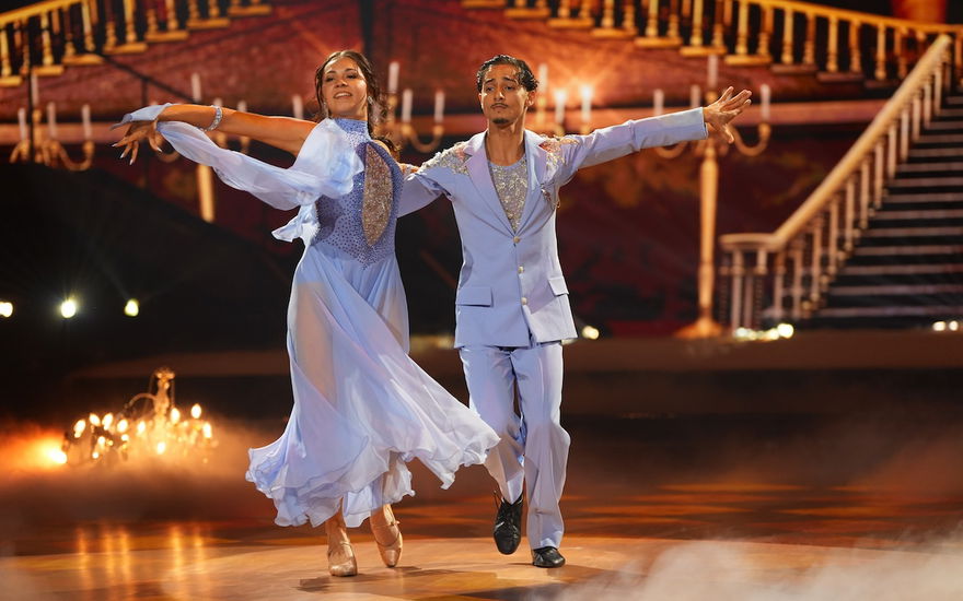 Milano und Victoria Sauerwald bei Lets Dance