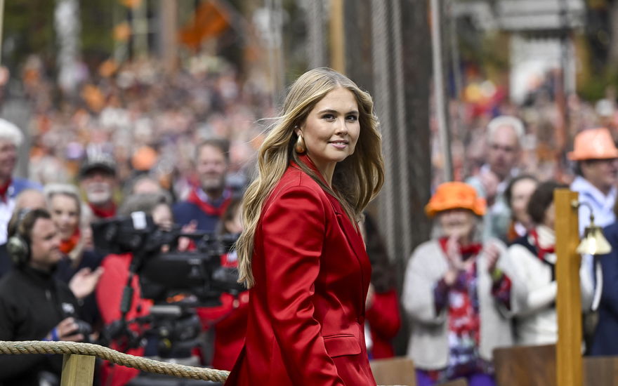 Prinzessin Amalia der Niederlande beim Königstag in den Niederlanden