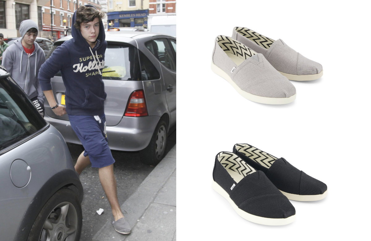 Harry Styles in Toms