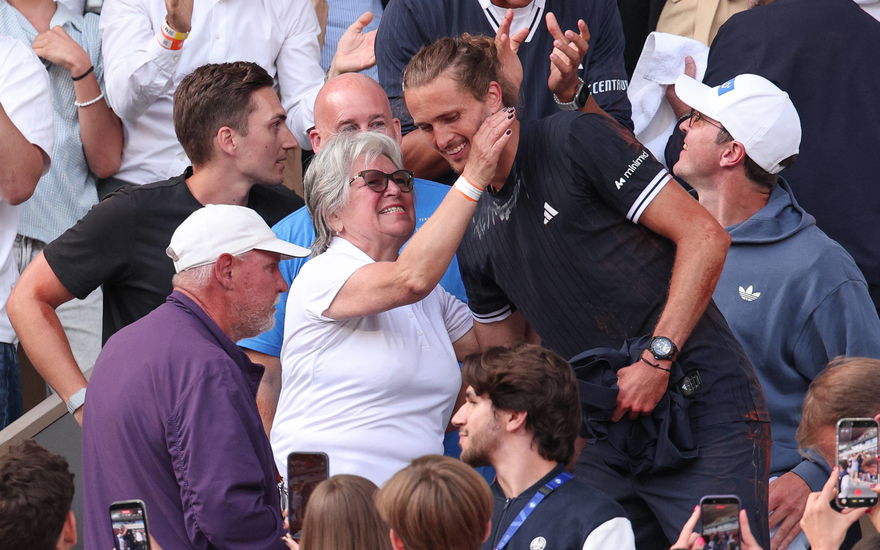 Alex Zverev mit seiner Oma