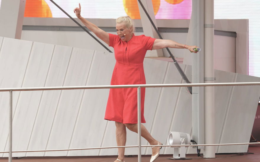 Andrea Kiewel Arme hoch