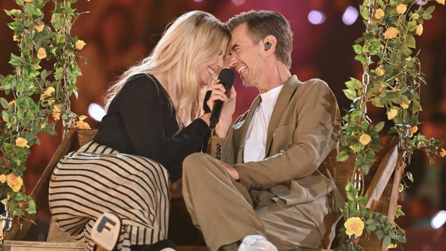 Florian Silbereisen und Beatrice Egli beim Schlagerbooom