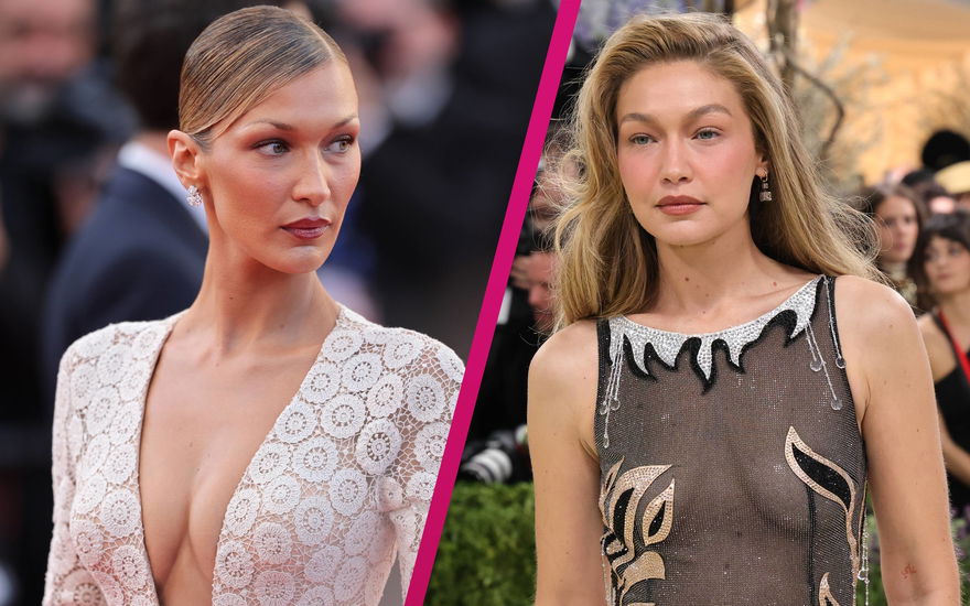 Gigi und Bella Hadid Collage