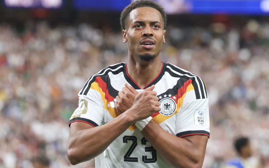 Felix Nmecha bei WM-Spiel