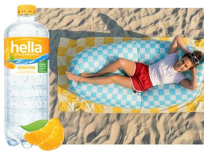 Jetzt mit hella Mandarine 1 fatboy Strandset im Wert von 135 Euro gewinnen
