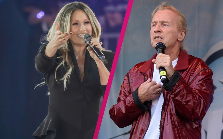 Helene Fischer und Christian Anders in Collage