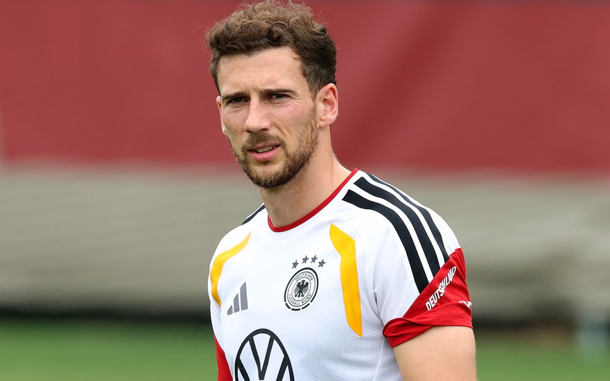 Leon Goretzka beim Training für die WM
