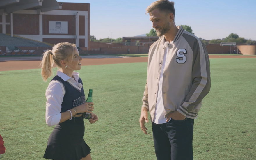 Lia und Sebastian Paul beim Highschool-Bachelor Date