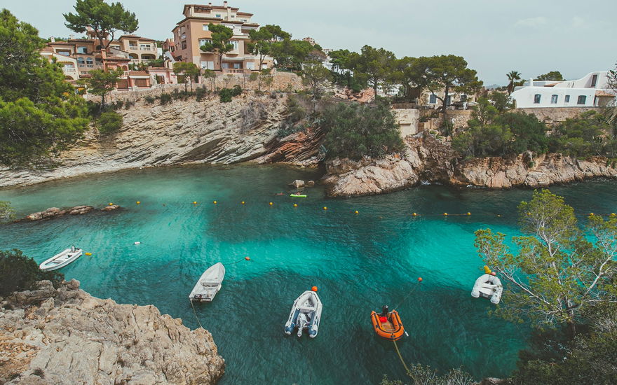 Eine Bucht auf Mallorca