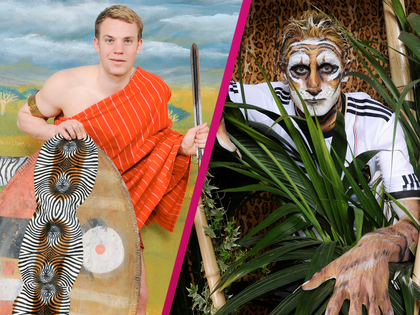 Manuel Neuer & Thomas Müller als Krieger, Toni Kroos als Schlange: Skurriles Safari-Fotoshooting von WM 2010 geht viral