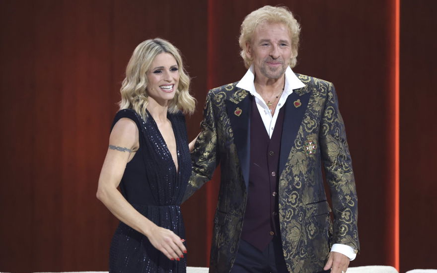 Michelle Hunziker und Thomas Gottschalk wetten dass
