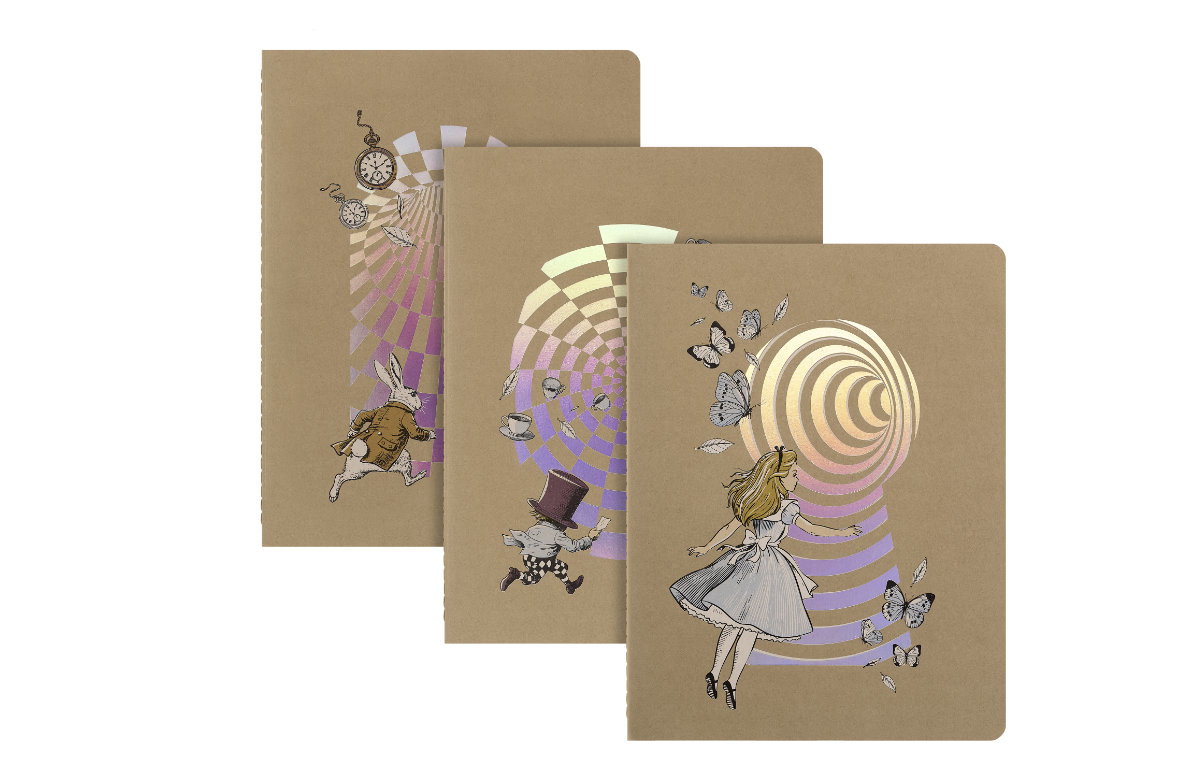 Alice im Wunderland Notizbücher