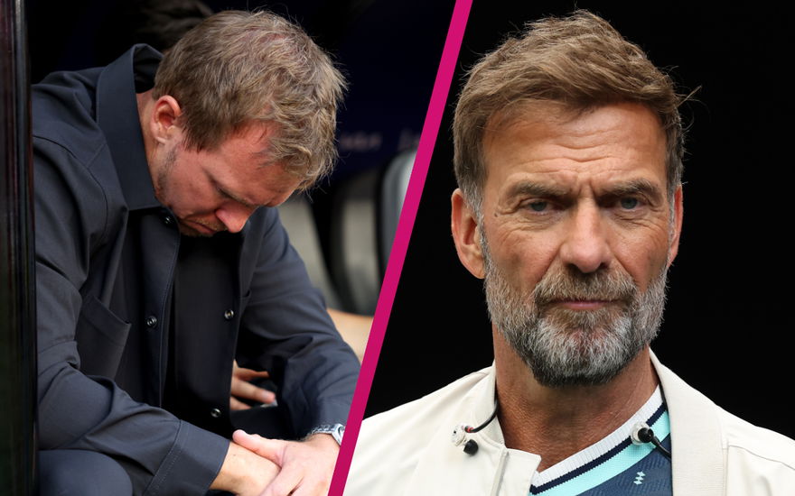 Julian Nagelsmann, Jürgen Klopp Collage