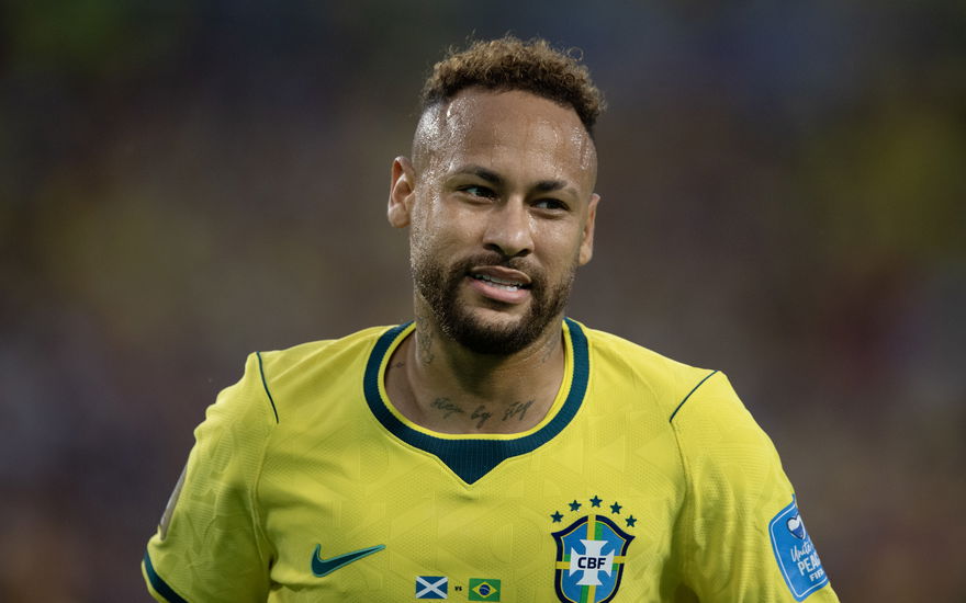 Neymar bei einem Spiel