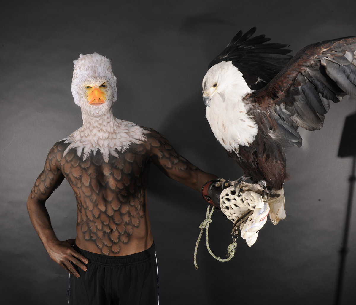 Rene Adler als Adler zum DFB-Fotoshooting im Rahmen der WM 2010