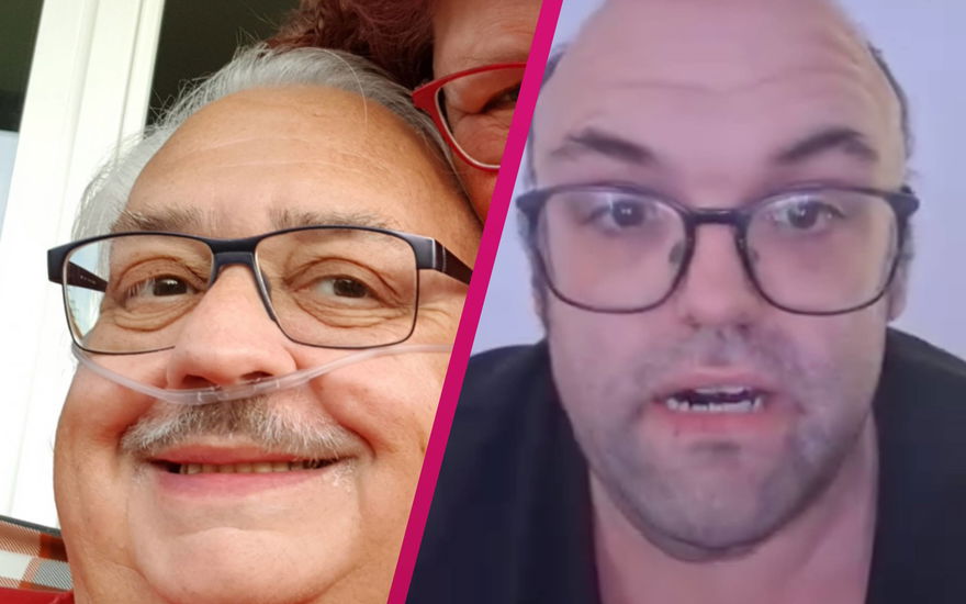 Lutz und Ingo Peters als Collage nach tot