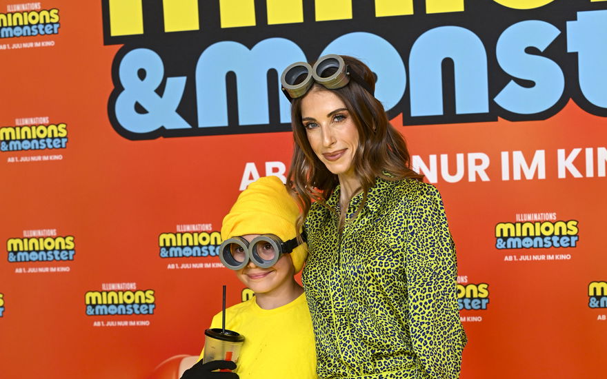 Cathy Hummels mit Sohn Ludwig