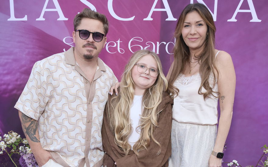Gustav Schäfer mit seiner Familie