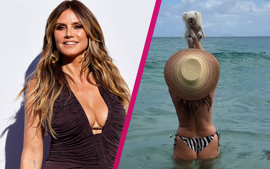 Heidi Klum setzt mit einem Urlaubsvideo ein Zeichen für Bodypositivity