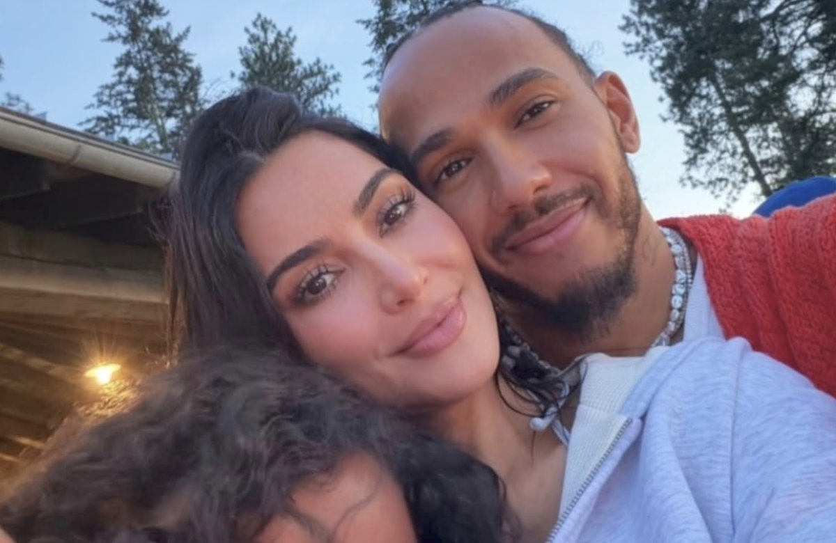 Kim Kardashian Selfie mit Lewis Hamilton