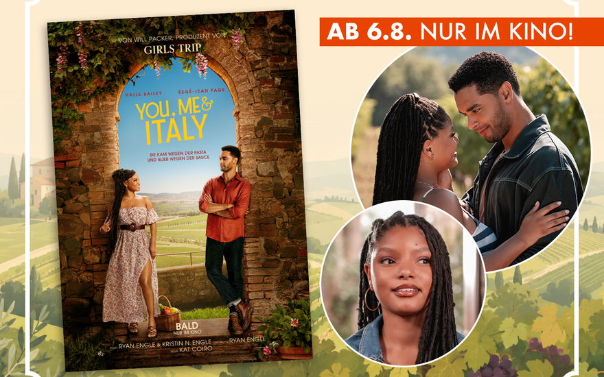 5 x 2 Tickets zum Kinostart von YOU, ME & ITALY zu gewinnen!