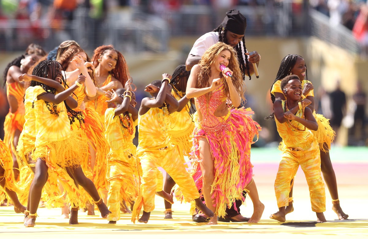 Shakira bei der WM-Halbzeitshow