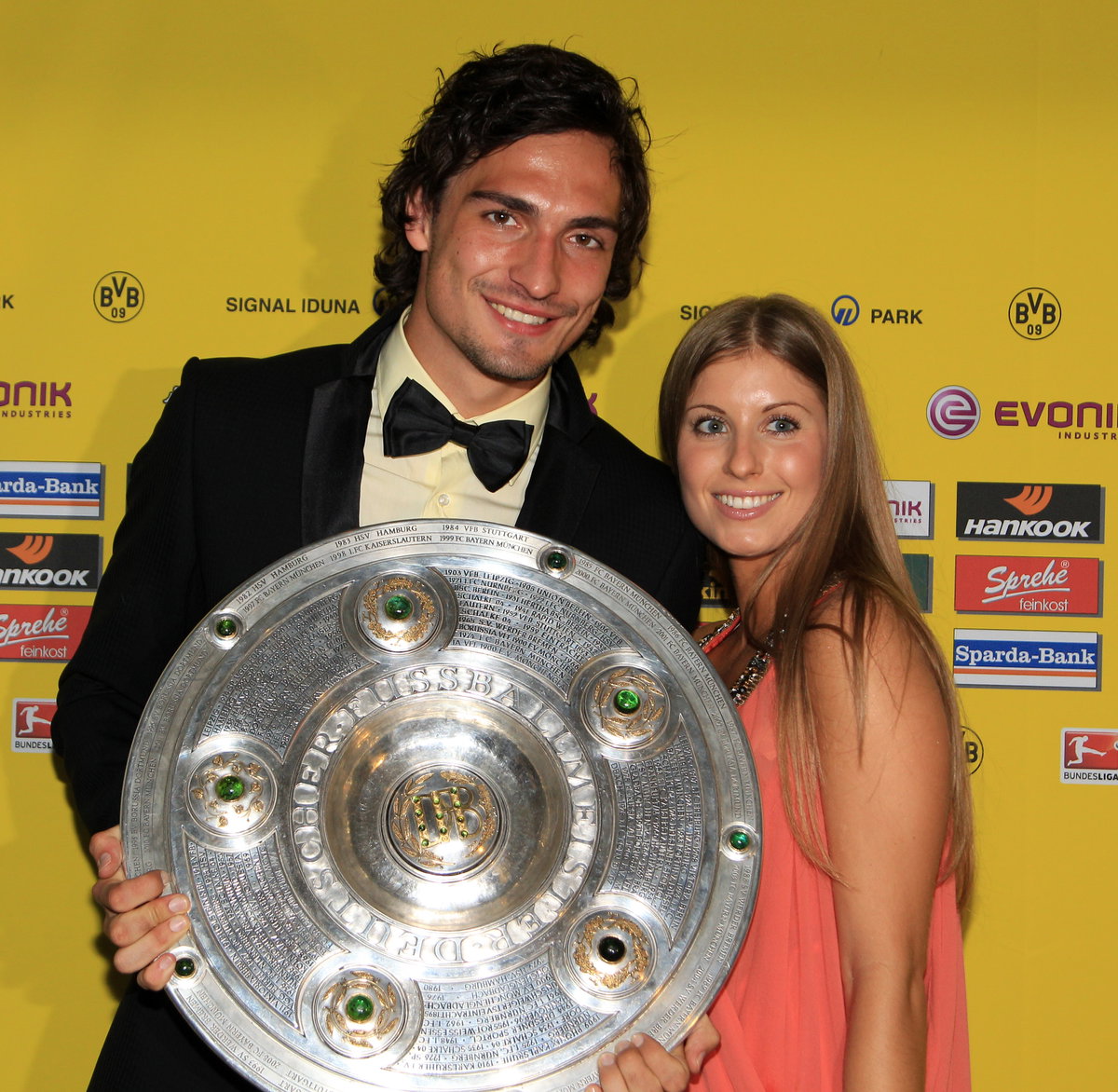 Cathy Hummels und Mats Hummel im Jahr 2011