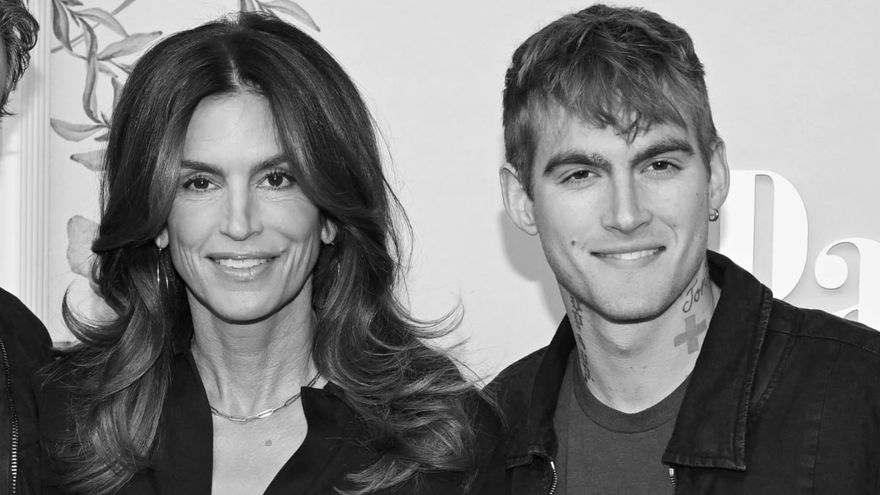 Cindy Crawford mit ihrem verstorbenen Sohn Presley Gerber