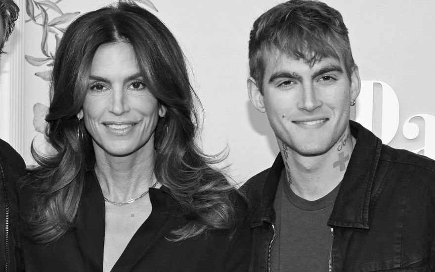 Cindy Crawford mit ihrem verstorbenen Sohn Presley Gerber