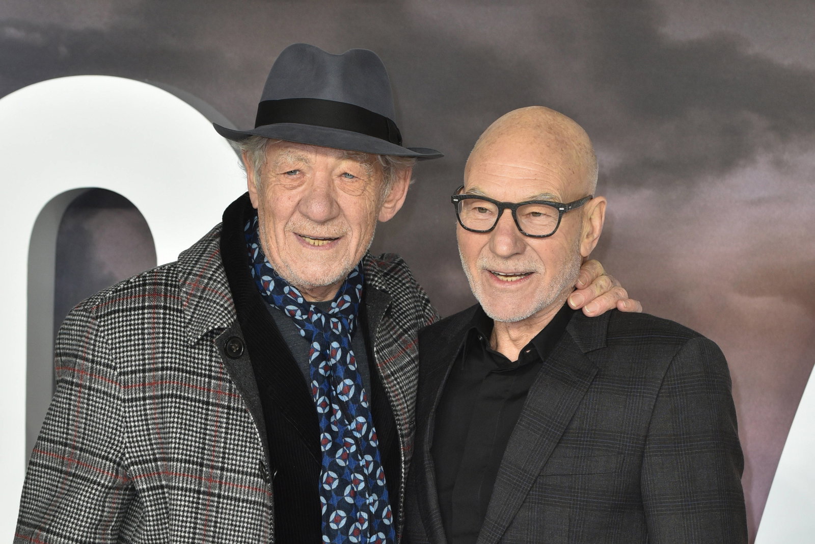Ian McKellen mit Sir Patrick Stewart