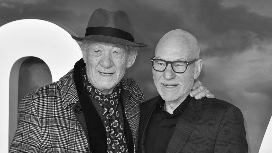 Ian McKellen mit Sir Patrick Stewart