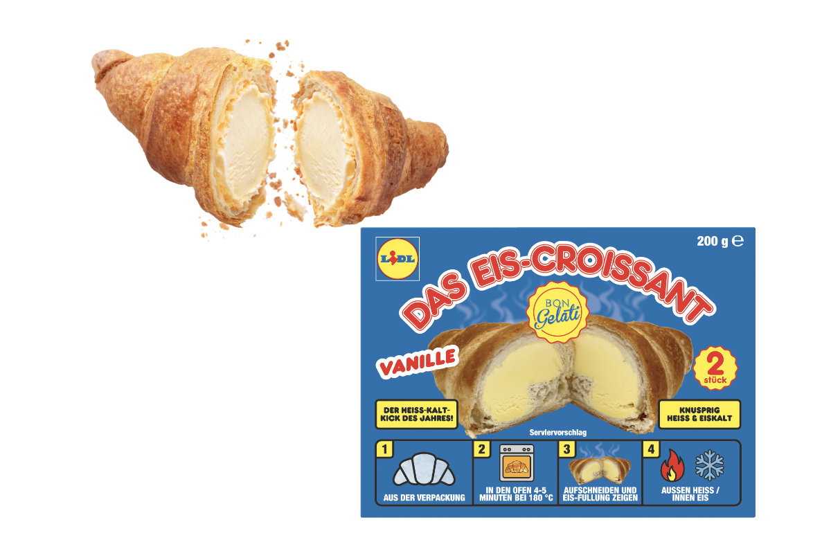 Lidl Eiscroissants