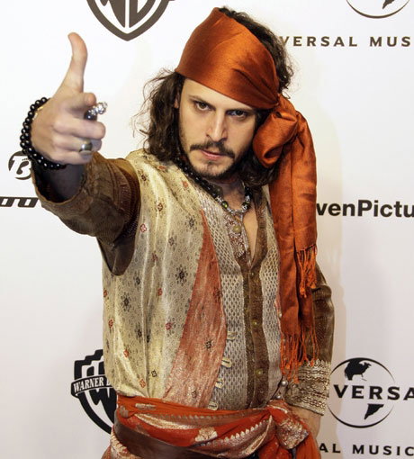 Schauspieler Manuel Cortes kam als Pirat