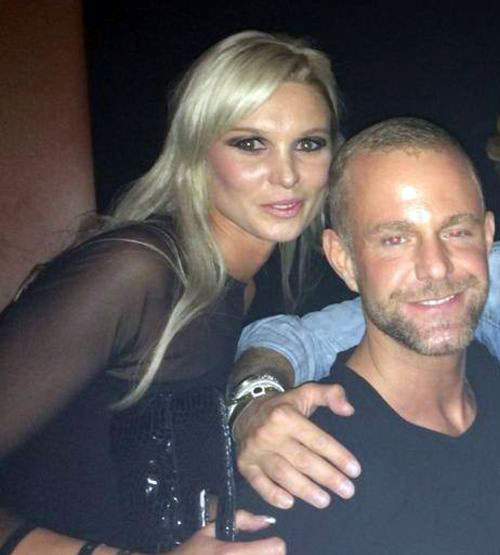 Dennis Uitz und Katja lernten sich auf einer Party in Frankfurt kennen