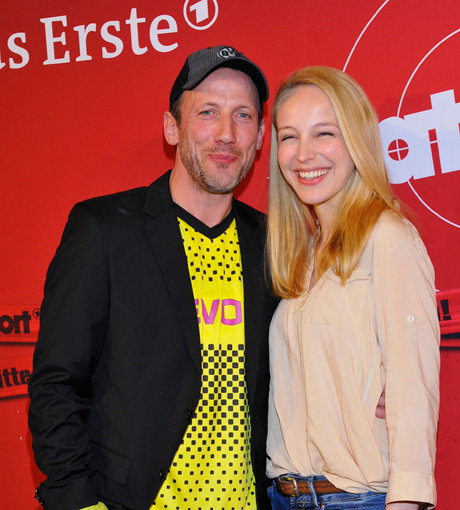 Die beiden Kollegen hatten bei der "Tatort"-Premiere mächtig Spaß