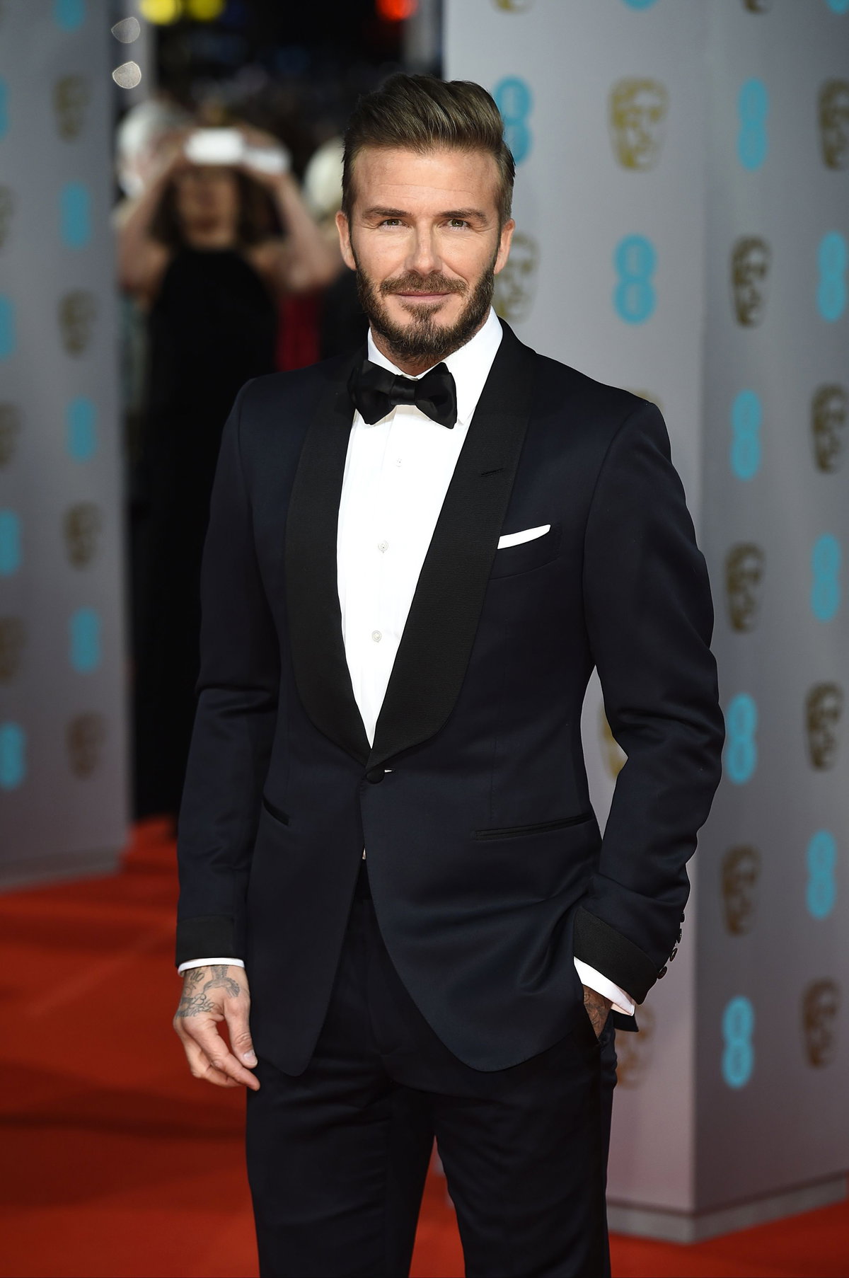 David Beckham im Anzug