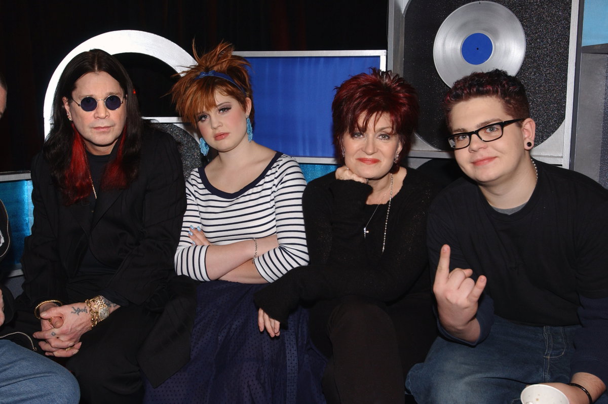 Ozzy Osbourne mit Tochter Kelly, Ehefrau Sharon und Sohn Jack
