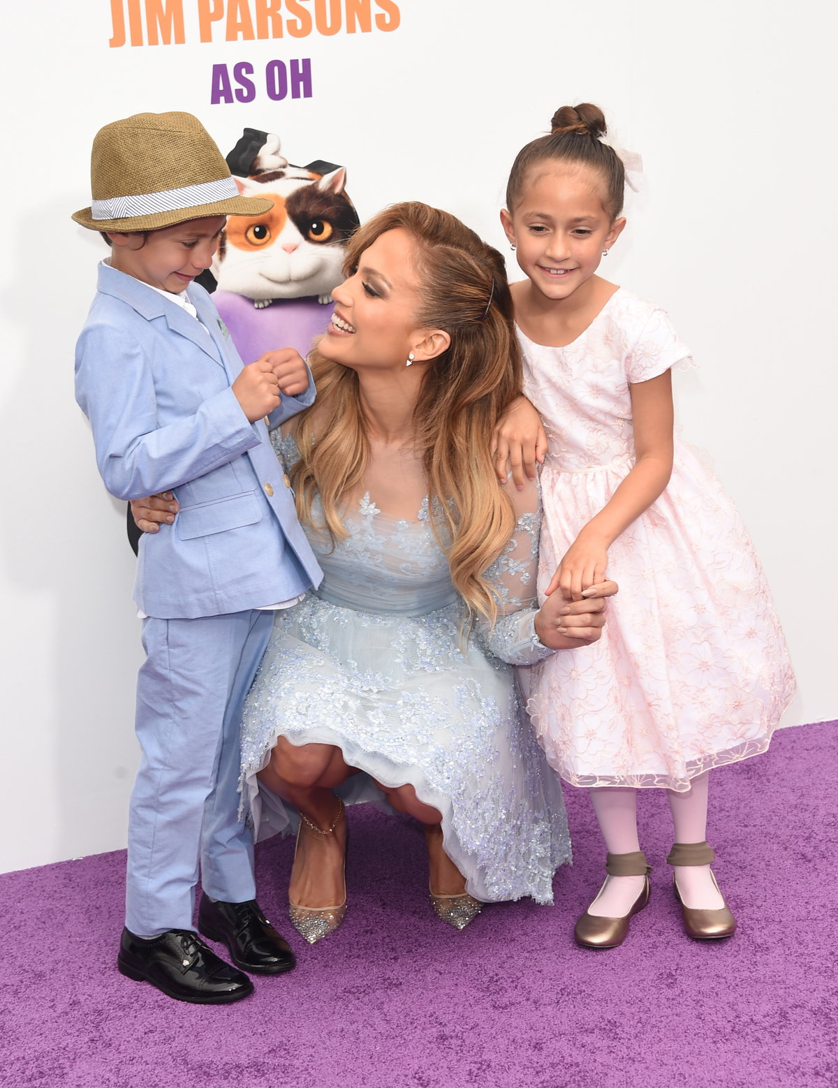 Jennifer Lopez mit ihren beiden Kindern