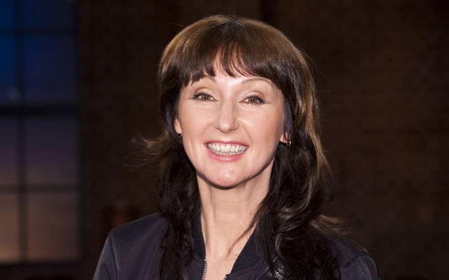 Hanka Rackwitz strahlt