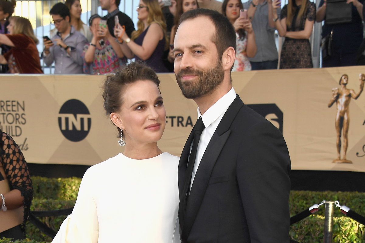 Natalie Portman und Benjamin Millepied auf einem Event.