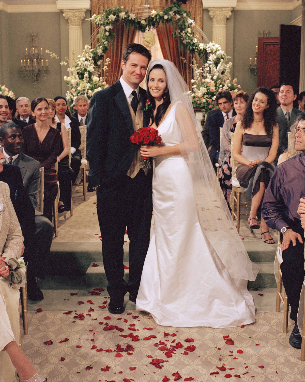 "Friends" Hochzeit zwischen Chandler und Monica.