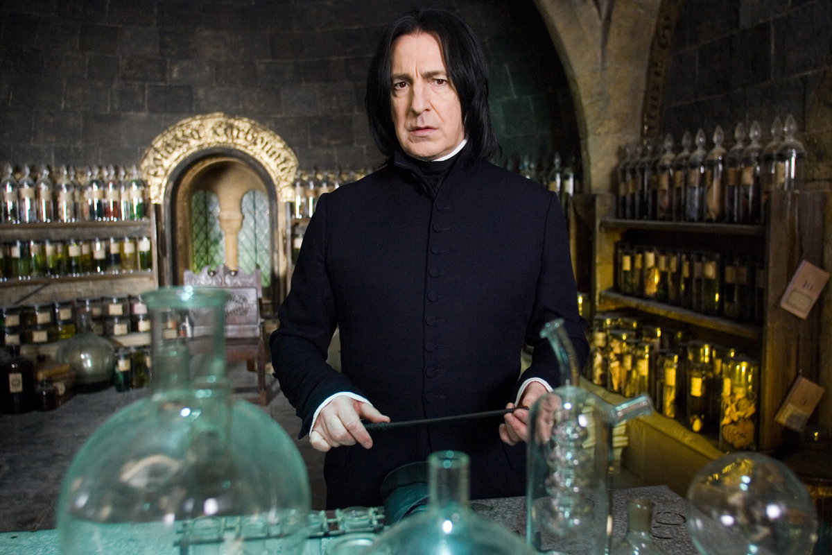 Alan Rickmann als Snape in "Harry Potter"