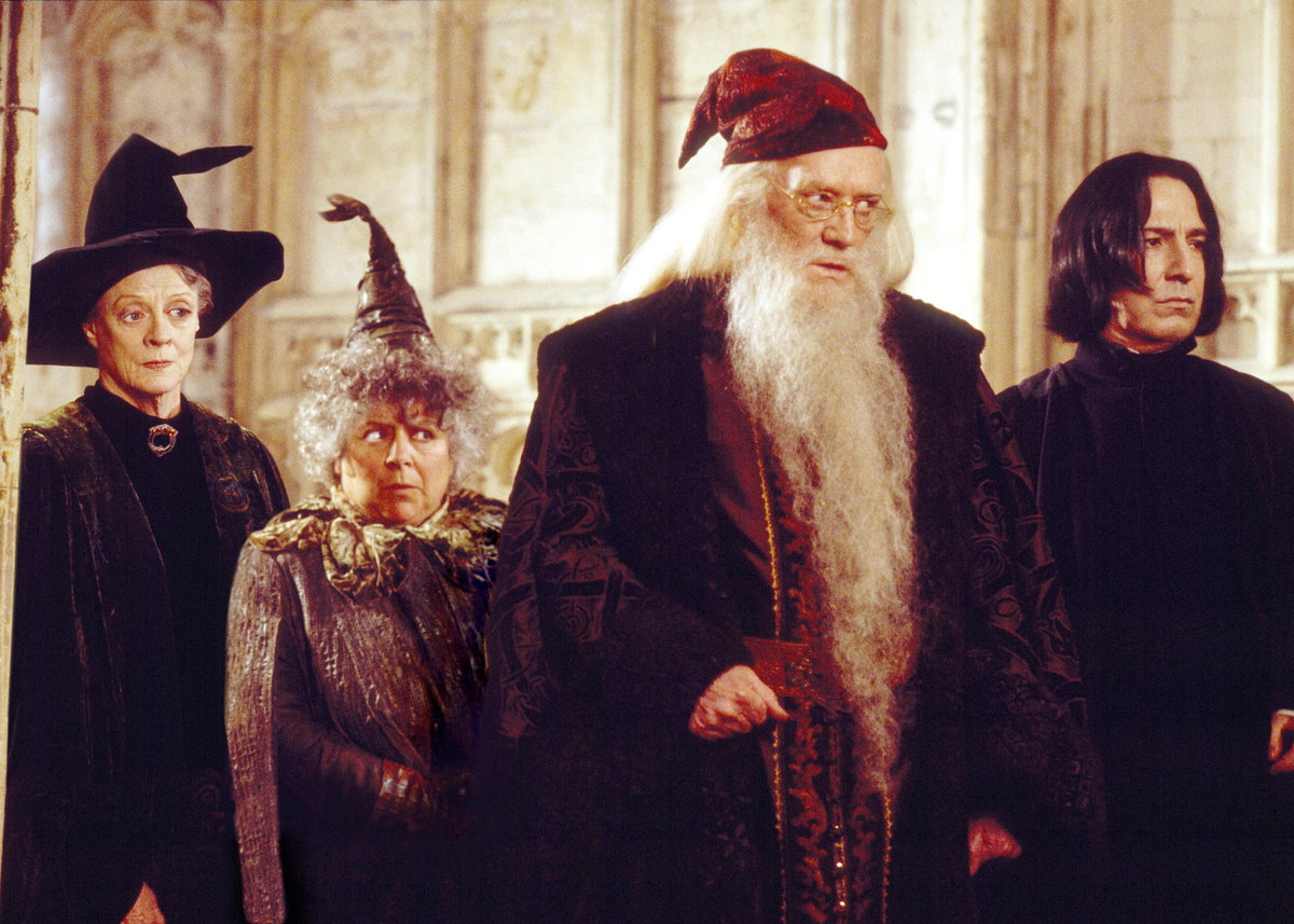 Richard Harris als Dumbledore bei "Harry Potter"