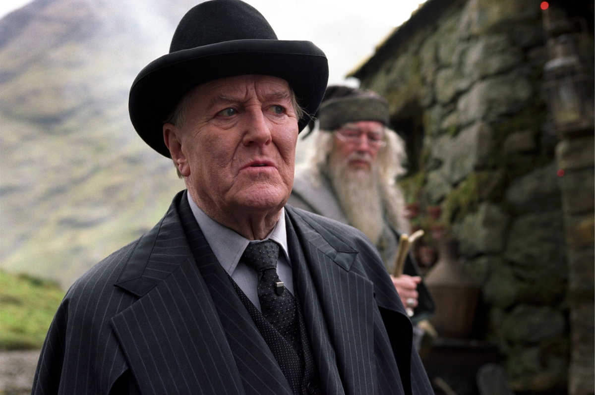 Robert Hardy als Cornelius Fudge bei "Harry Potter"