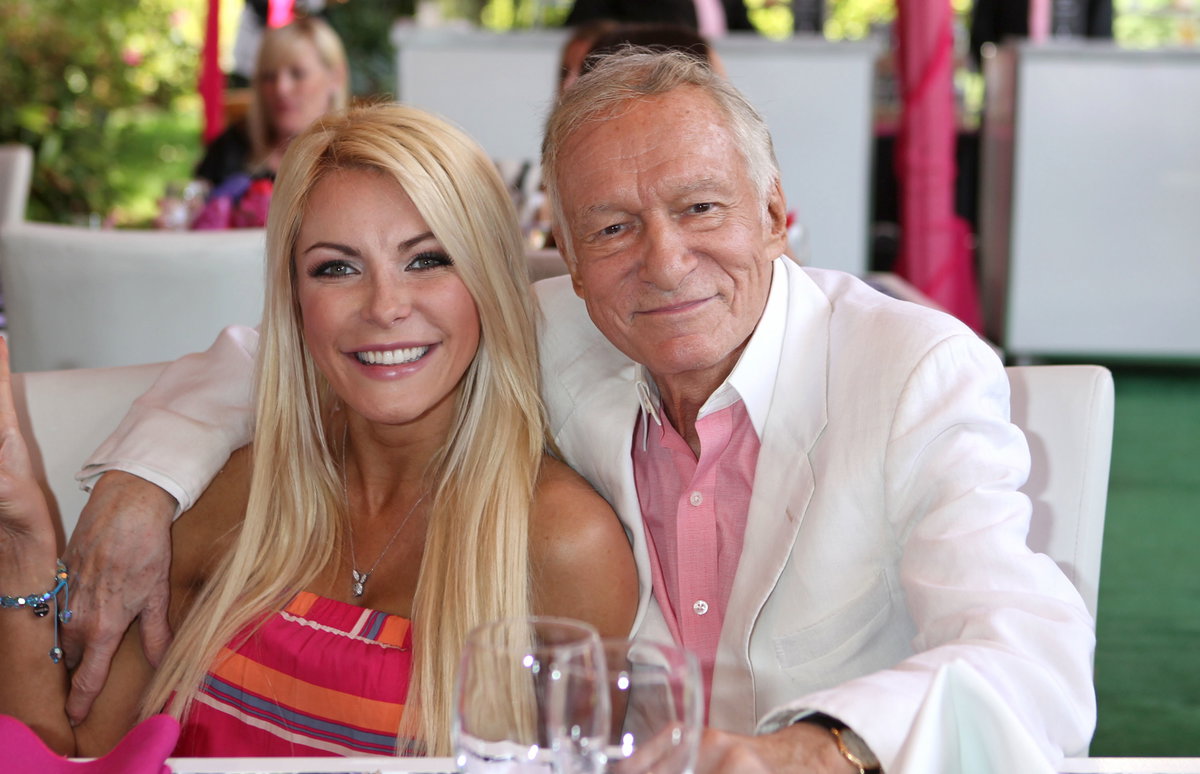 Crystal und Hugh Hefner