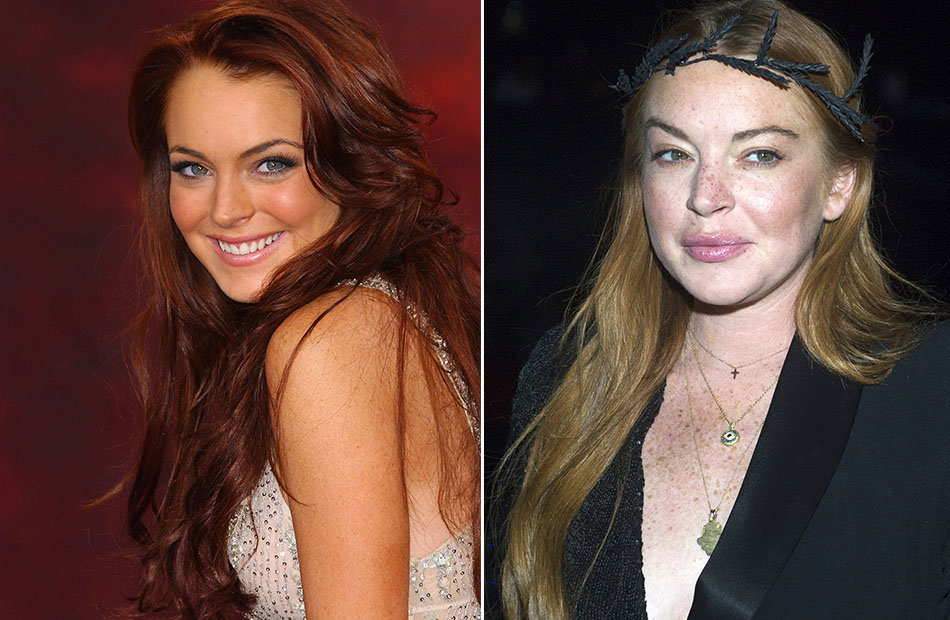Lindsay Lohan früher und heute