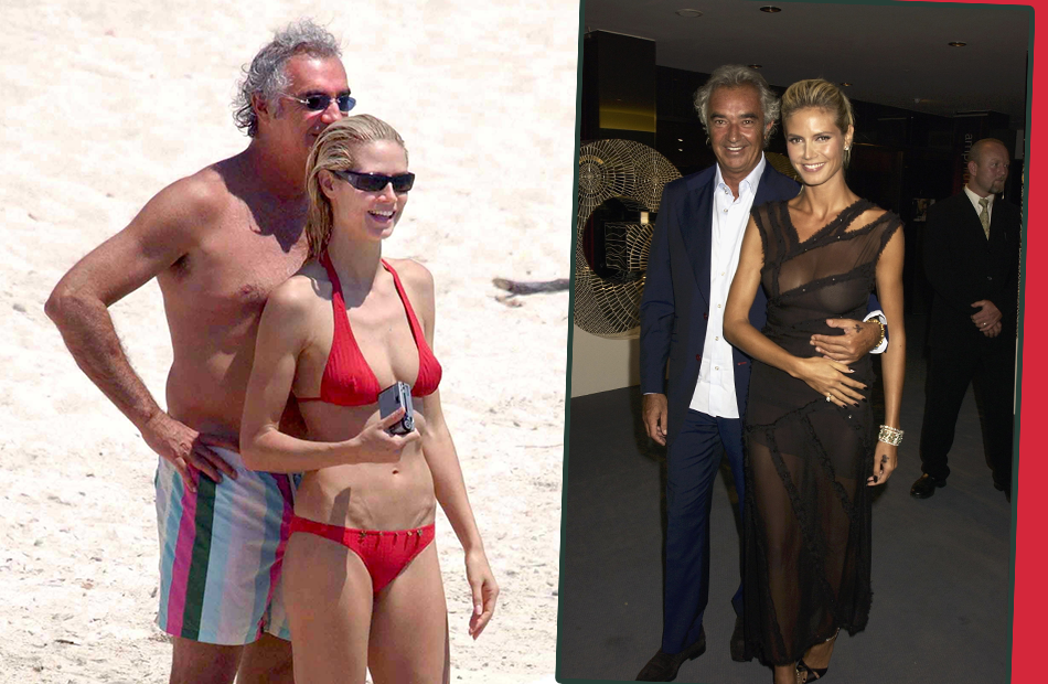 Heidi Klum im Bikini mit Flavio Briatore